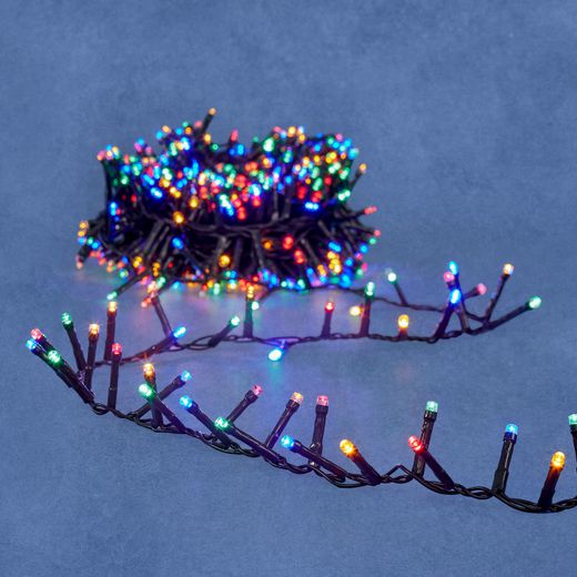Guirnalda de Luces LED de Navidad Multicolor 700 LED Temporizador 1400 cm Edelmann