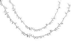 LED Garland Lights 5X600 300 warm lights