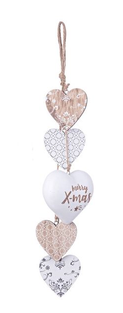 Christmas Garland Heart 40 cm