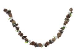 Christmas Garland Pine Snowy Brown 8x8x150