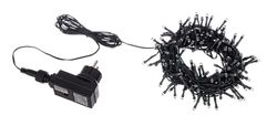 Guirnalda Navideña 180 LED Blanco Frío Cable Verde Bizzotto