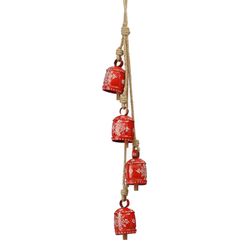 Guirnalda Navideña Campana Rojo FSC 70 x 6 cm Edelmann
