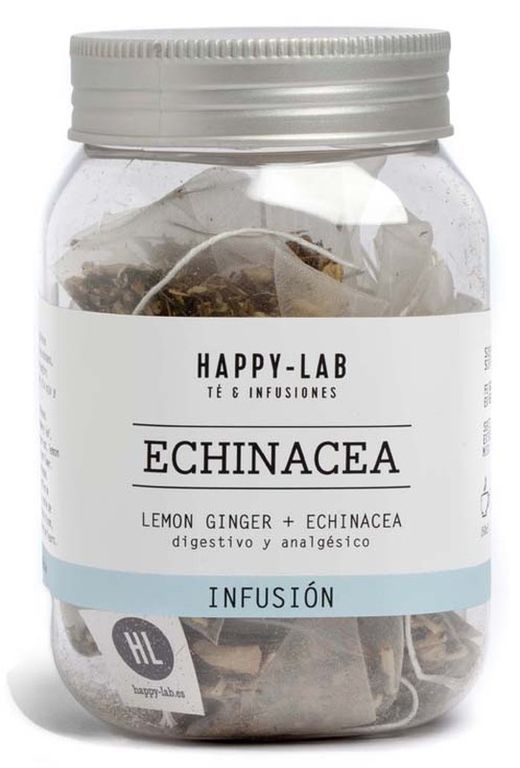 Happy-lab echinacea, lemon and ginger can 14 pyramids
