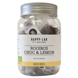 Happy-lab rooibos choc & lemon bote 14 pirámides