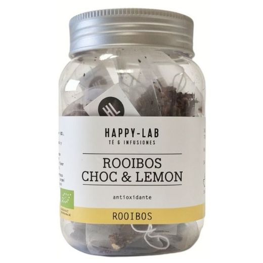 Happy-lab rooibos choc & barattolo di limone 14 piramidi