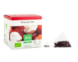Infusión Fresas con Nata Alma Home Ecológico 15 pirámides
