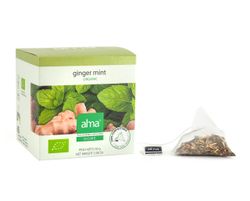 Infusión Ginger Mint Alma Home Ecológico 15 pirámides
