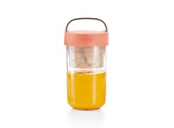 Jar to go lékue 400 ml coral