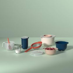 Jarra Mezcladora Batidora Chef It Mepal 1000 ml con tapa coral