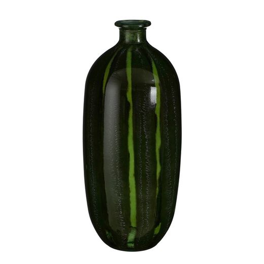 Green Recycled Glass Vase Large Edelmann