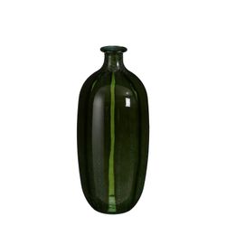 Green Recycled Glass Vase Medium Edelmann