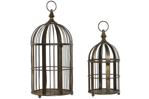 Cage Set Metal Aged Gold