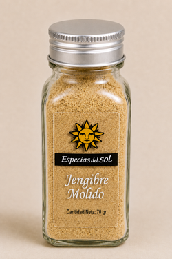 Jengibre molido Especias del Sol 70 grs