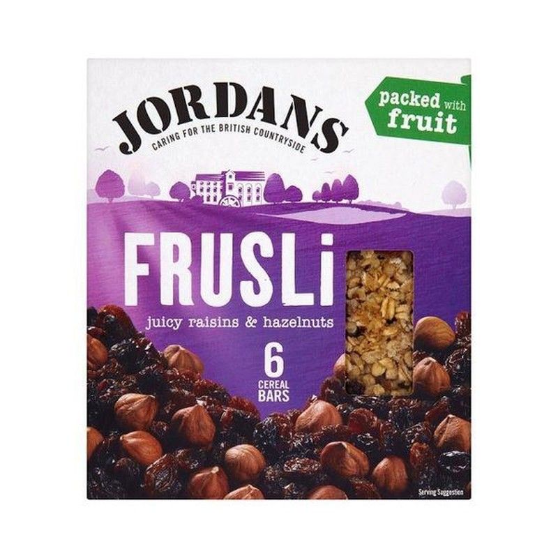 Jordans snack cereales pasas avellanas pack 6 — Area Gourmet
