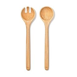 Juego cubiertos madera para ensalada Oxo