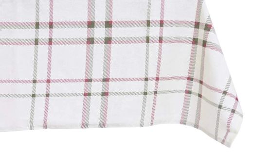 Juego de Mesa Navideño 9 Piezas de Algodón 150 x 250 x 0,2 8 Servicios Tartán
