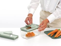 Juego rebanador y rallador Verde Jade Brabantia