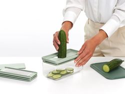 Juego rebanador y rallador Verde Jade Brabantia