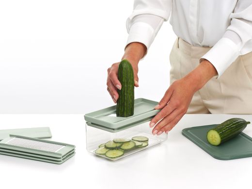 Juego rebanador y rallador Verde Jade Brabantia