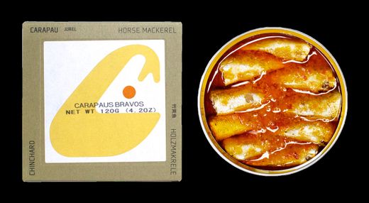 Jurelitos en Salsa Brava ABC+ Conservas Marisco Pescado Gourmet Portugal 120 g