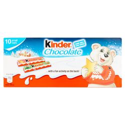 Kinder chocolate 125 gr edizione natale