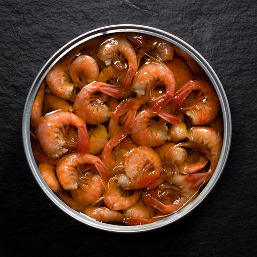 Langostino Salvaje en Aceite de Oliva Virgen Extra Picante y Ajo ABC+ Conservas Marisco Pescado Gourmet Portugal 120 g