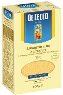 Lasanha all'uovo nº112 500g de cecco