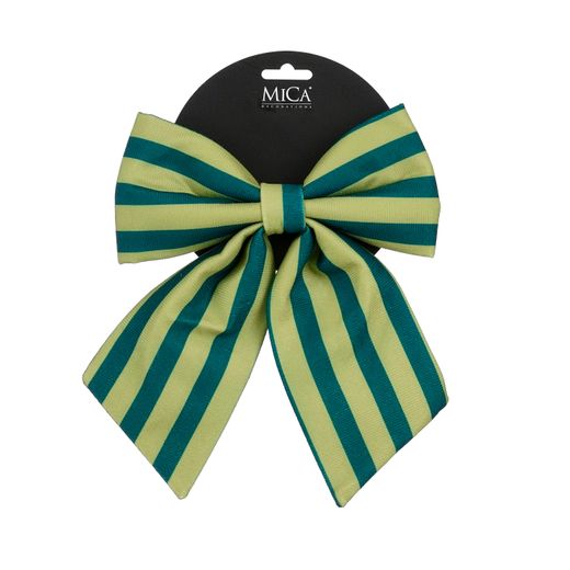 Lazo Navideño Rayas Verde 20 x 23 x 3 cm Edelmann
