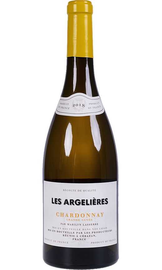 Les Argelières Chardonnay vino blanco I.G.P. Pays d'Oc Francia