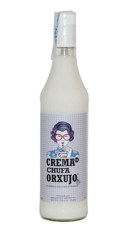 Licor crema de chufa botella 25 cl orxujo