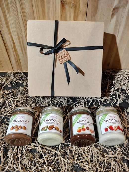 Lote de cremes de chocolate gourmet Grasshoff