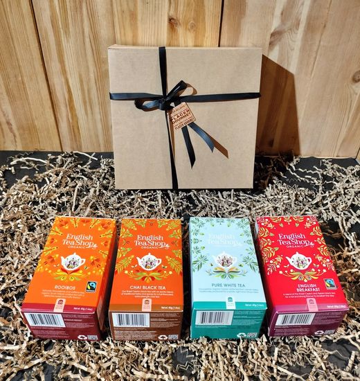 Zestaw herbat organicznych dla smakoszy, angielski sklep z herbatą