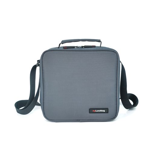 Lunchbag inoxbag gris con 2 contenedores 0,7 l Iris