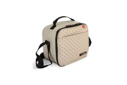 Lunchbag Portacomidas City Printing Iris Beige Dot (incluye contenedores)