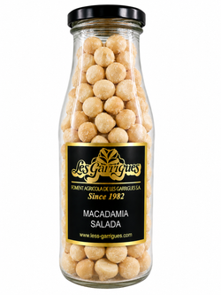Macadamia  salada Botella Cristal 275 grs Les Garrigues