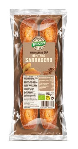 Magdalenas Trigo Sarraceno 100% Biocop 180 G