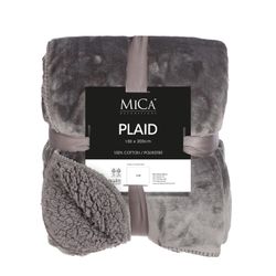 Manta Navideña Polar Mardy Antracita 200 x 150 cm Edelmann