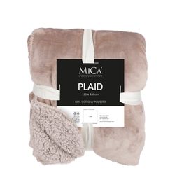 Manta Navideña Polar Mardy Beige 200 x 150 cm Edelmann