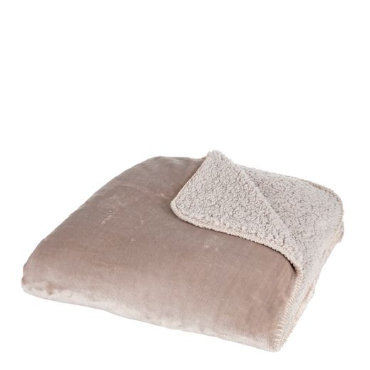 Manta Navideña Polar Mardy Beige 200 x 150 cm Edelmann