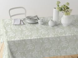 Mantel Algodón Antimanchas Ceres Verde Redondo 140 Resinado