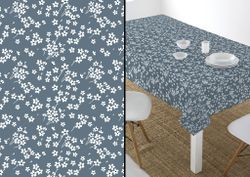 Mantel Algodón Antimanchas Mil Flores 140x200 Resinado