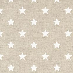 Mantel antimanchas 140x200 estrellas blanco