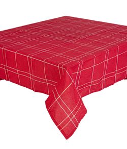Mantel Heritage Quadri Ros Dorado 140 x 240 Navidad Bizzotto