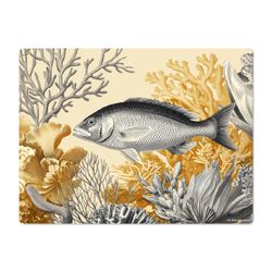 Mantel Individual Red Snapper Mon Chérie Mon Amour