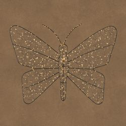 Mariposa Navideña Luminosa Blanco Frío Negro 600 LED Adaptador y Temporizador 60 x 3 x 43 cm Edelmann