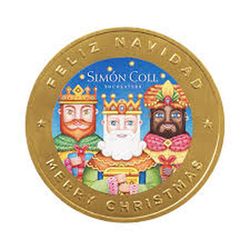 Medallón chocolate reyes 10 cm
