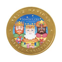 Medalion z czekolady królewskiej 10 cm