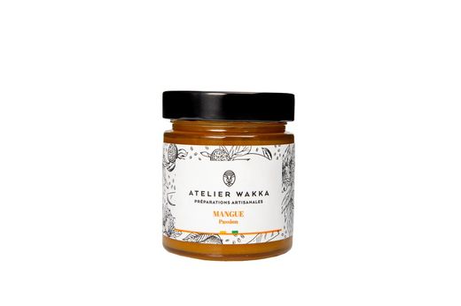 Mermelada Exótica mango y fruta de la pasión 220 g Atelier Wakka