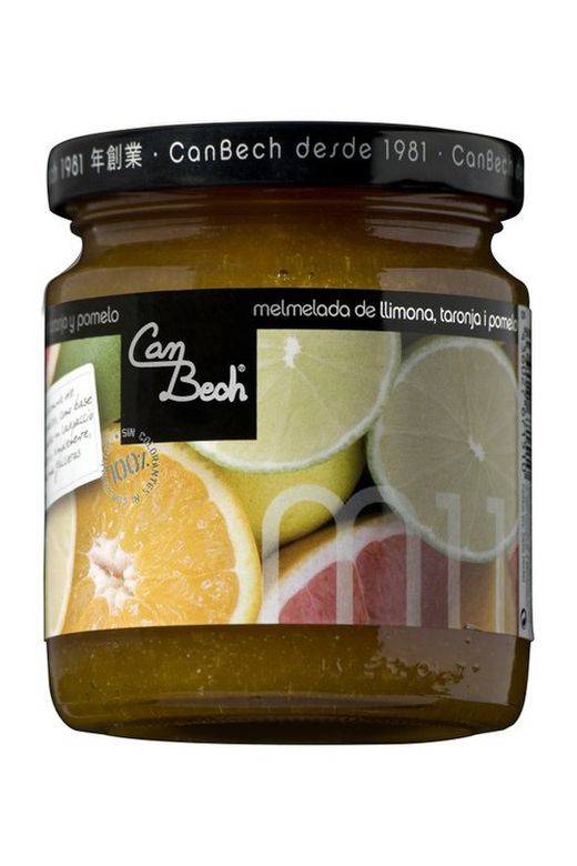 Confettura di limone e pompelmo all'arancia 300 gr lattina bech