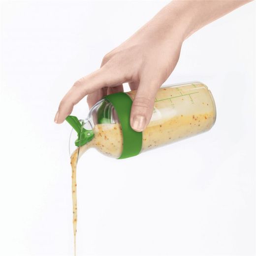 Mezclador de cocina para vinagretas verde Oxo